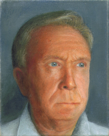 Self Portrait-Fifth Picture in Oil Pastels